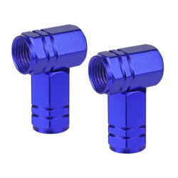 Capace pentru ventil din aluminiu albastru 4 buc