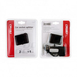 Splitter pentru aprindere auto + USB SOC1