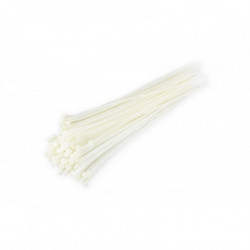 Cabluri de legare albe 4,8x300mm - 100 buc