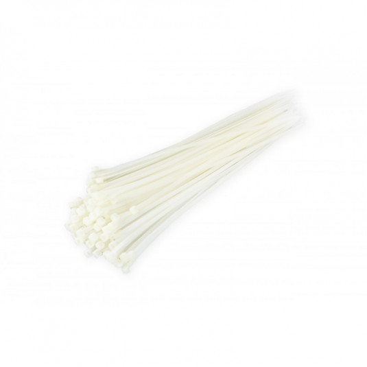 Cabluri de fixare albe 4,8x350mm - 100 buc