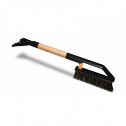 Racletă cu perie FUTURA BEECH nervurată 55cm (50% peri PVC, 50% peri naturali)
