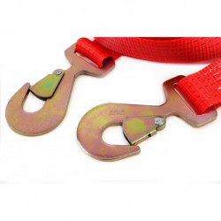 Curea de tracțiune 4500kg, 35mm, 4 m terminație cârlig+cârlig