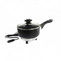 Oală electrică cu capac pentru mașină 18cm x 8cm 150W 12V