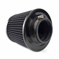 Filtru de aer conic negru + 3 adaptoare
