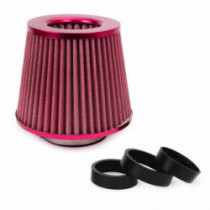 Filtru de aer conic + 3 adaptoare ROȘU
