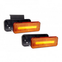 Lumină de gabarit portocalie - dreptunghiulară LED- OM-02-O