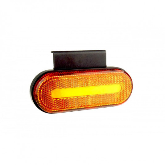 Lumină de gabarit portocalie - ovală LED- OM-01-O