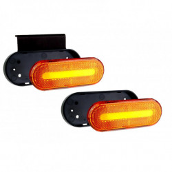 Lumină de gabarit portocalie - ovală LED- OM-01-O