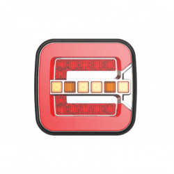 Lumină spate combinată LED STÂNGA, DREAPTA dinamică - RCL-08-LR