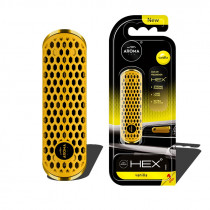 Odorizant auto AROMA CAR FANCY SHAPES POLYMER HEX Vanilla