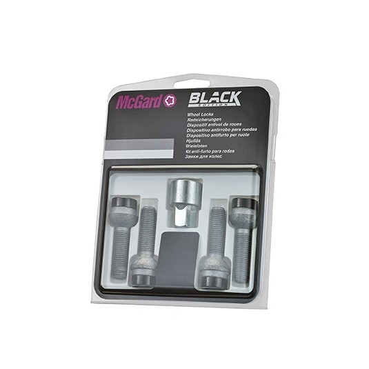 Șuruburi de siguranță McGard M14x1,5x45mm R14 BLACK EDITION