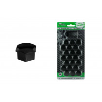 Set capacele pentru suruburi roti 21 mm - negru
