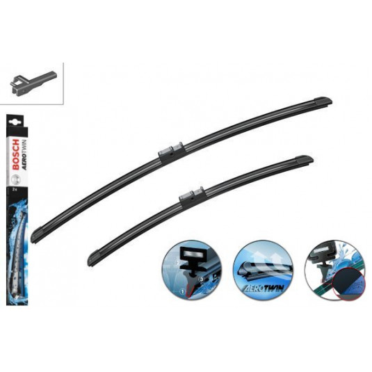 Bețe ștergătoare Bosch Aerotwin set pentru VOLKSWAGEN Caddy [2K] (02.04-10.06) 600/450mm