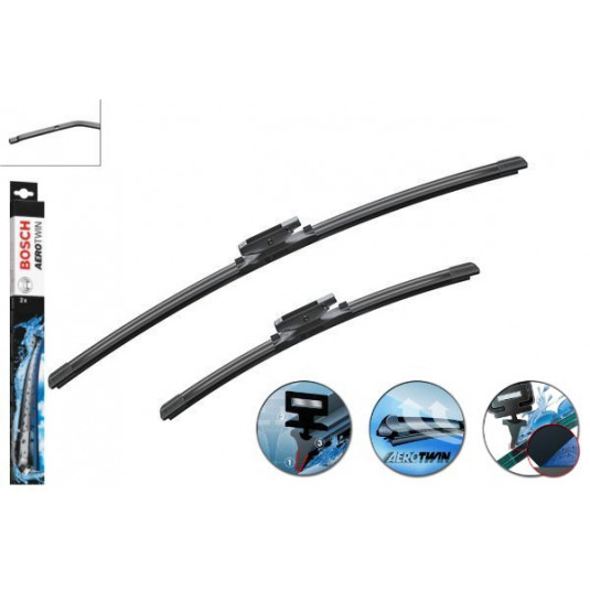 Perii stergătoare Bosch Aerotwin set pentru RENAULT Fluence [L38] (11.09-prezent) 600/400mm