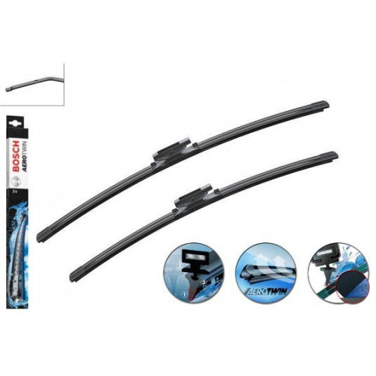 Ștergătoare Bosch Aerotwin set pentru RENAULT Kangoo II [FW./KW.] (01.08-prezent) 600/550mm