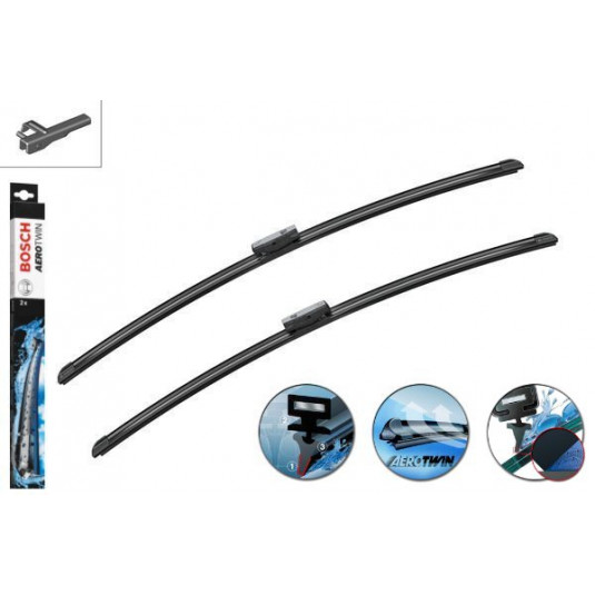 Ștergătoare Bosch Aerotwin set pentru PEUGEOT 407 Coupé [D2] (10.05-12.11) 700/700mm