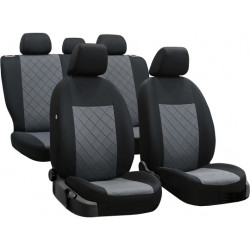 Autopoťahy Craft Line (froté-textil) sivo-čierne