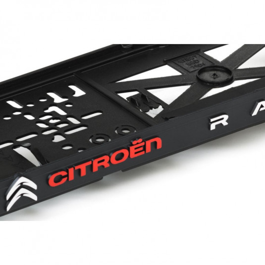 Suport pentru tablă de înmatriculare 3D CITROËN RACING