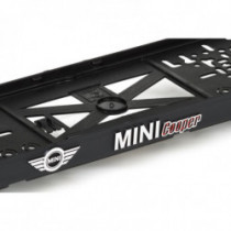 Suport sub numarul de înmatriculare 3D MINI COOPER roșu