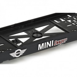 Suport sub numarul de înmatriculare 3D MINI COOPER roșu