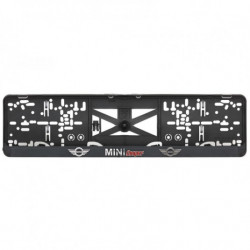 Suport sub numarul de înmatriculare 3D MINI COOPER roșu