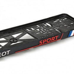 Covoraș sub TABLĂ ÎNMATRICULARE 3D PEUGEOT SPORT