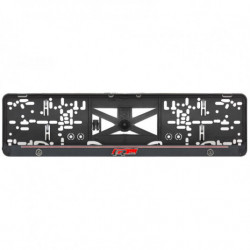 Suport sub numar 3D VW R LINE rosu