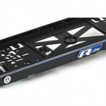 Suport plăcuță înmatriculare 3D VW R LINE albastru