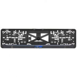 Suport plăcuță înmatriculare 3D VW R LINE albastru