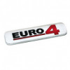 Autocolant 3D 'EURO4' Caracteristicile produsului: ► Emblemă metalică cu adeziv cu finisaj CROM ► Inscripția EURO4 ► Dimensiuni: 100 x 25 mm ► Grosime aproximativ 3 mm (4 m cu adeziv 3M) ► ...
