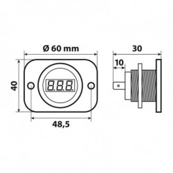 Voltmetru digital 6/30V