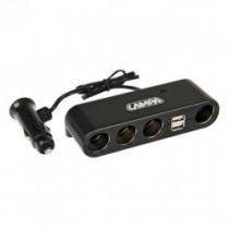 Priză multi cuplă de aprindere 4+2 USB cu cablu 60 cm 12/24 V