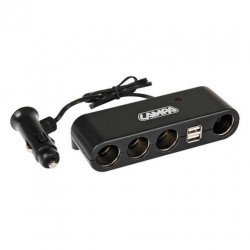 Priză multi cuplă de aprindere 4+2 USB cu cablu 60 cm 12/24 V