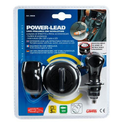 Cablu prelungitor bricheta 12V 3m cu tambur