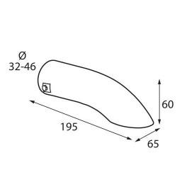 Extremitate evacuare (Ø evacuare până la 46mm) T-07
