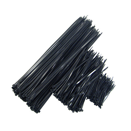 Benzi de fixare din plastic 200/2,5 mm 100 buc