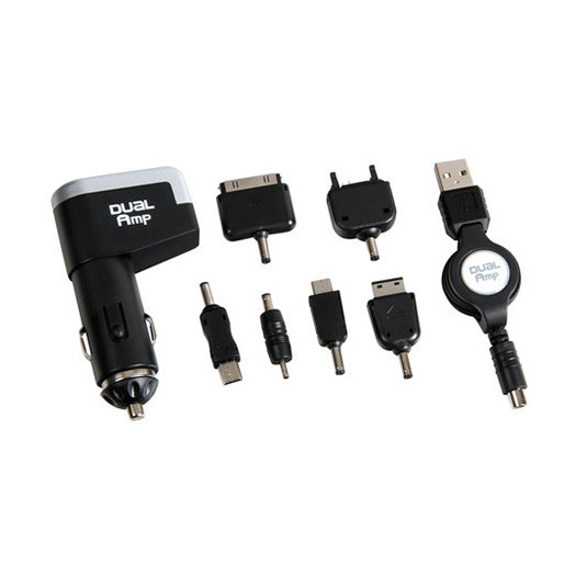Încărcător auto cu USB, 6 reducții cu înfășurare 12-24V