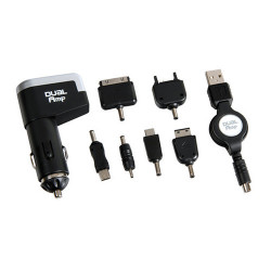 Încărcător auto cu USB, 6 reducții cu înfășurare 12-24V