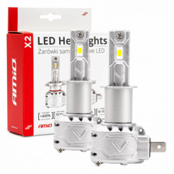 Becuri LED pentru iluminare principală H3 X2 Series AMiO (+canbus)