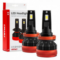 Becuri LED pentru iluminarea principală H8/H9/H11 X3 Series AMiO (+canbus)