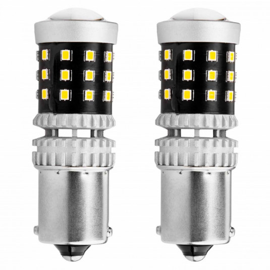 Becuri LED CANBUS 2016 39SMD 1156 BA15S P21W R10W R5W White 12V/24V