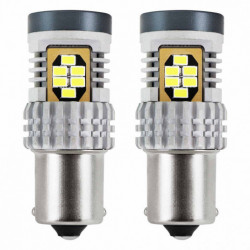 Becuri LED CANBUS 3020 24SMD 1156 BA15S P21W R10W R5W White 12V/24V