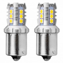Becuri LED CANBUS 3030 16SMD 1156 BA15S P21W R10W R5W alb 12V/24V