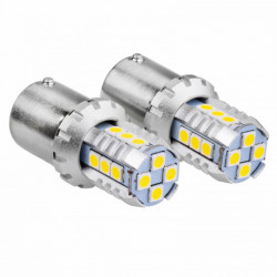 Becuri LED CANBUS 3030 16SMD 1156 BA15S P21W R10W R5W alb 12V/24V