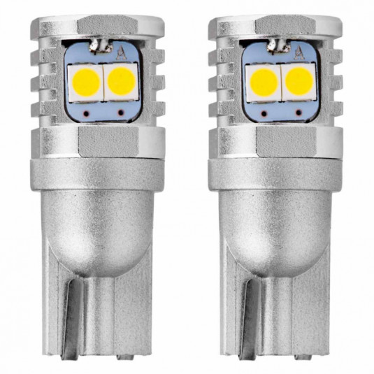 Becuri LED CANBUS 3030 6SMD T10 W5W W10W White 12V/24V