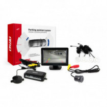 Asistente de parcare TFT01 4,3 cu cameră HD-307-IR 4-senzori alb