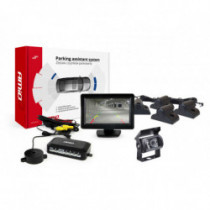 Asistență parcare TFT01 4,3 cu cameră HD-501-IR 4-senzori negru Truck