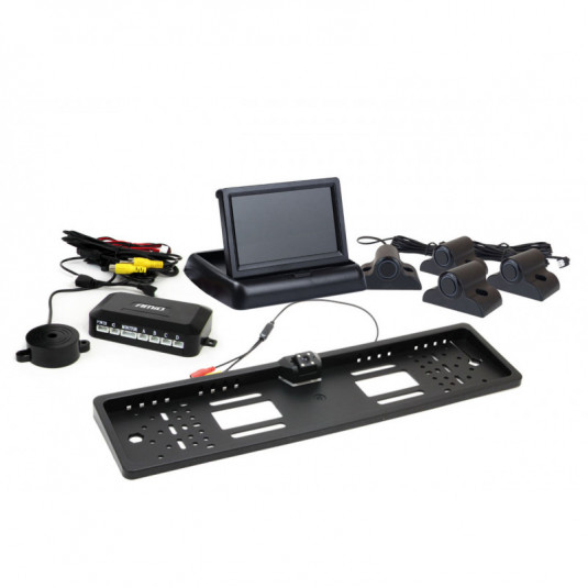 Asistente de parcare TFT02 4,3 cu cameră HD-402-LED 4-senzori negru Truck