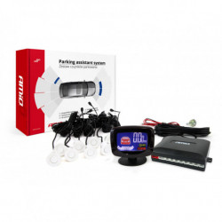 Asistente de parcare LED-GRAF 8 senzori alb
