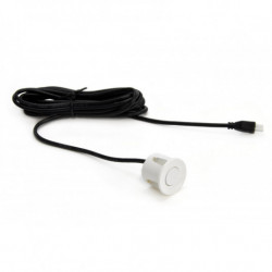 Senzori de parcare cu semnal sonor/buzzer 8-senzori albi